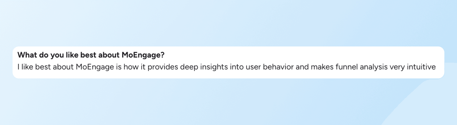 MoEngage vs. WebEngage - MoEngage Review on G2