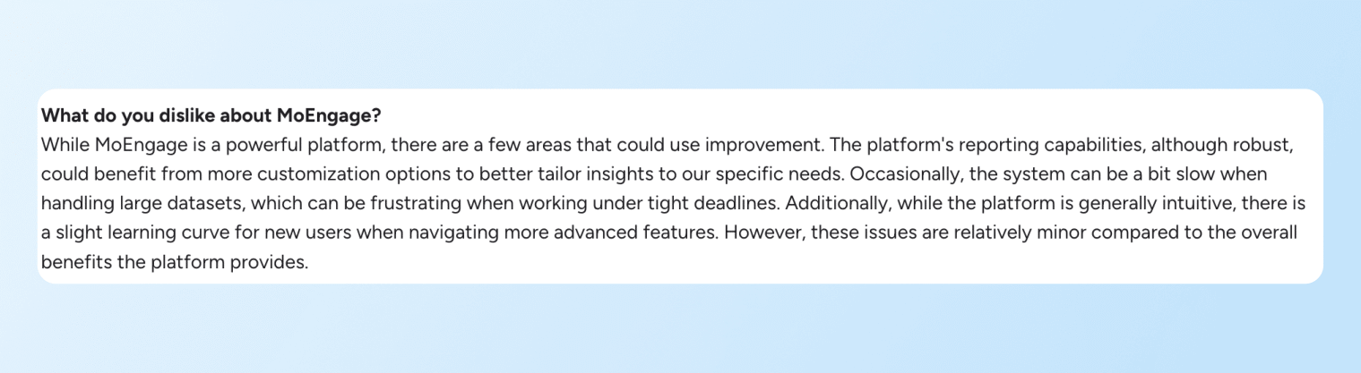 MoEngage vs. WebEngage - MoEngage Review