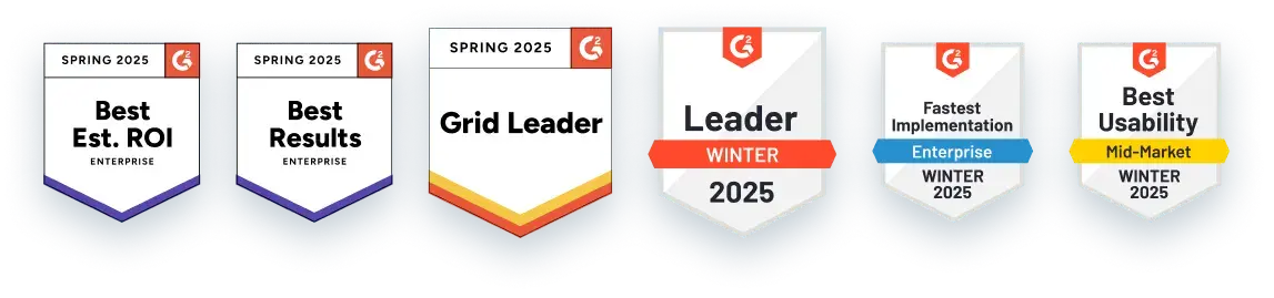 G2 Leaders - Industry Awards