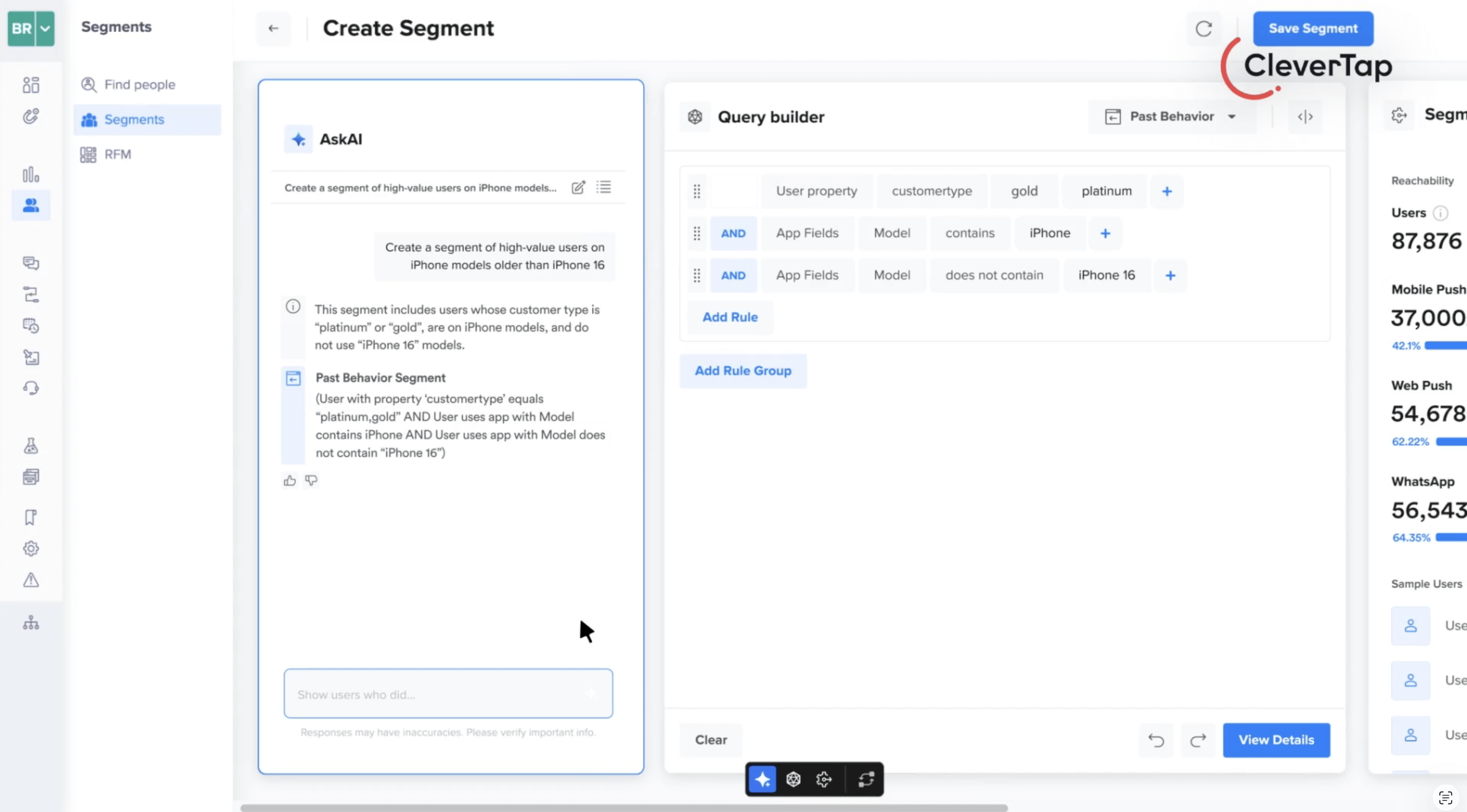 CleverAI Segment Builder Agent