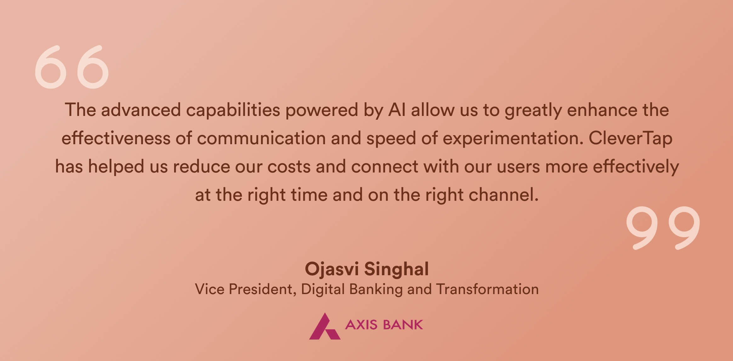 Axis Bank's Review of CleverTap