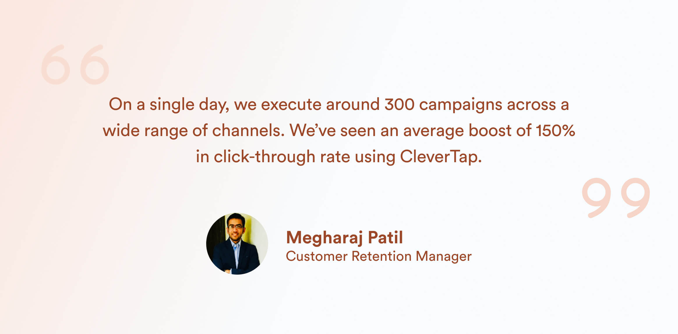CleverTap e-commerce personalization tools testimonial