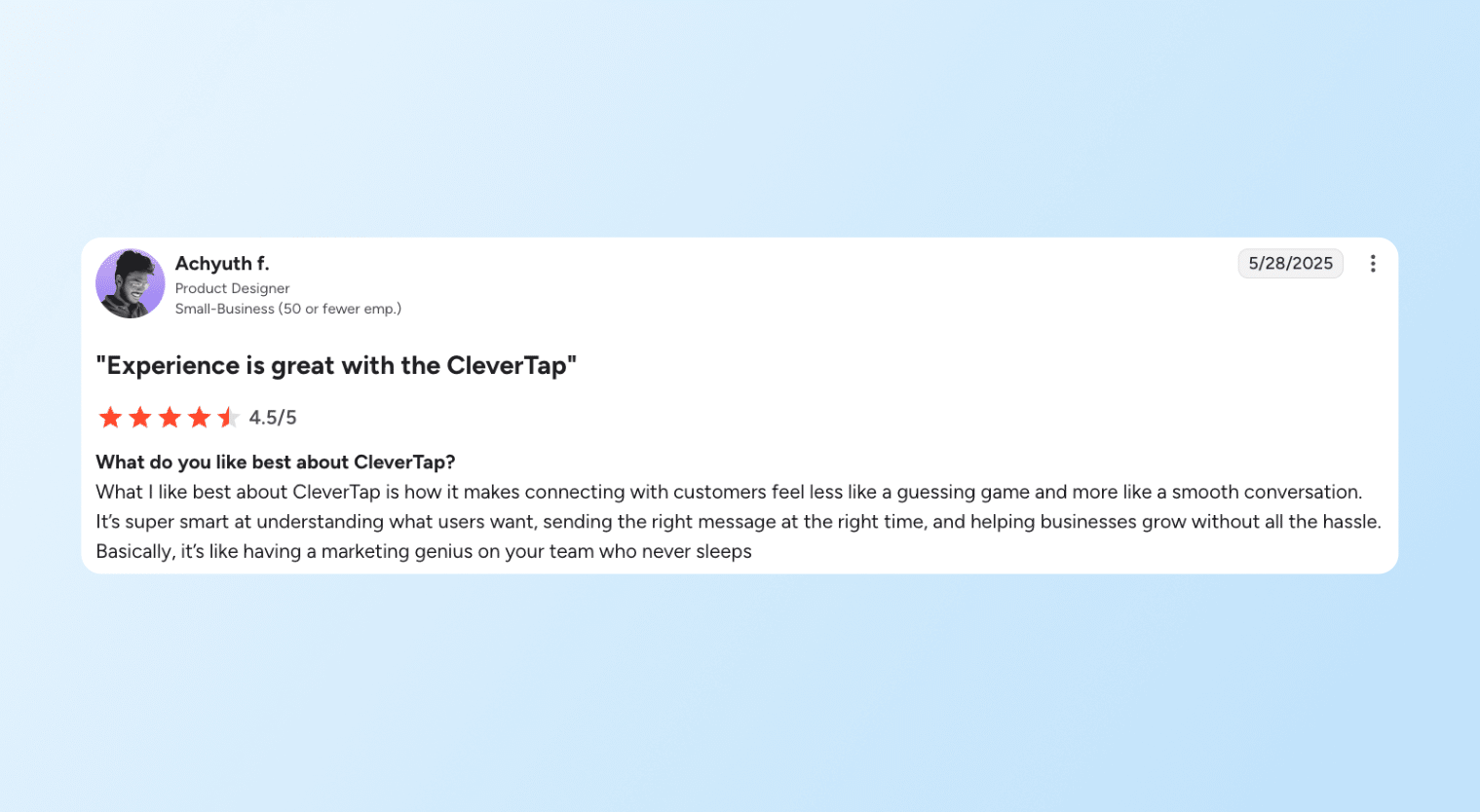 CleverTap reviews