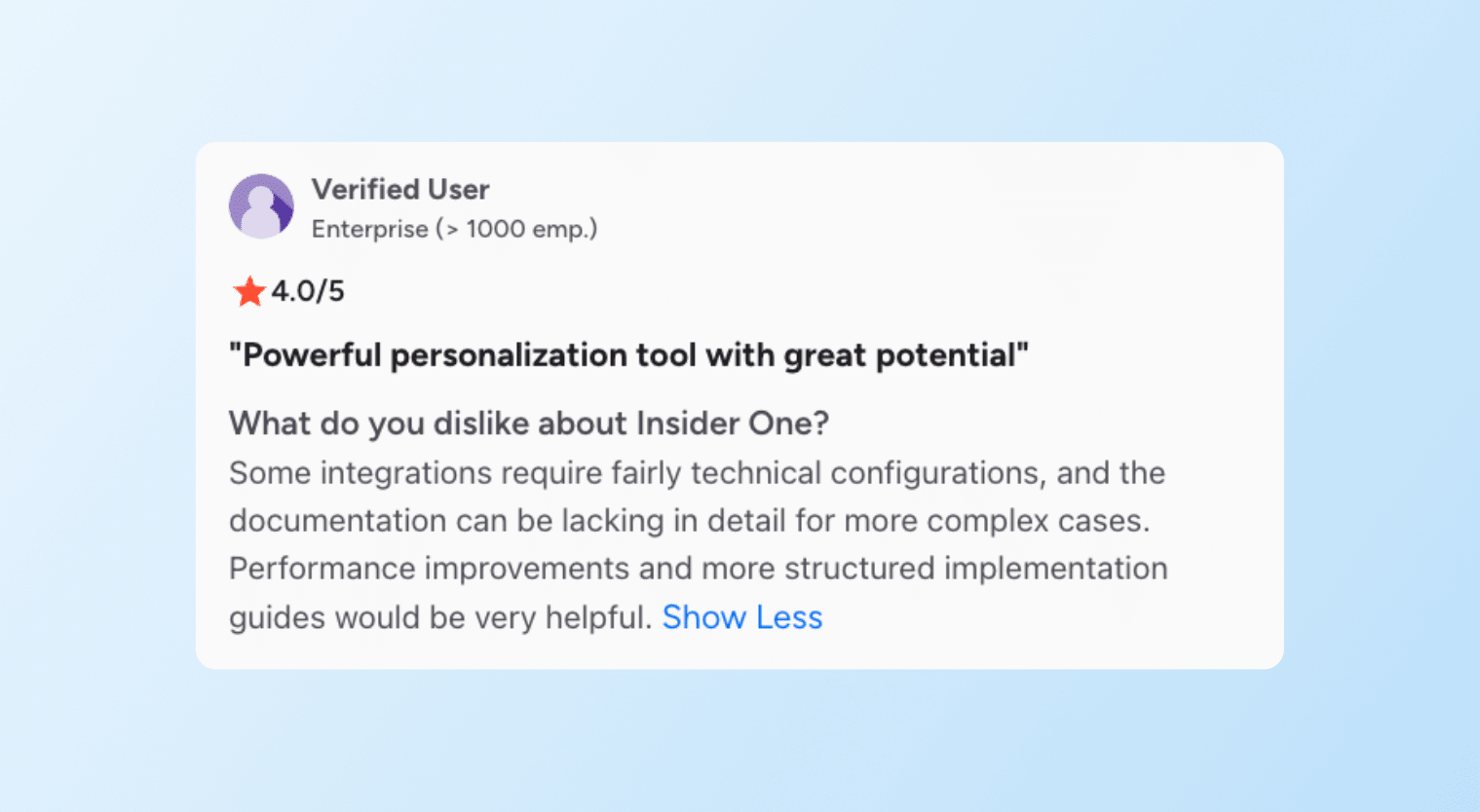 Insider vs. Klaviyo - Insider One review on integrations