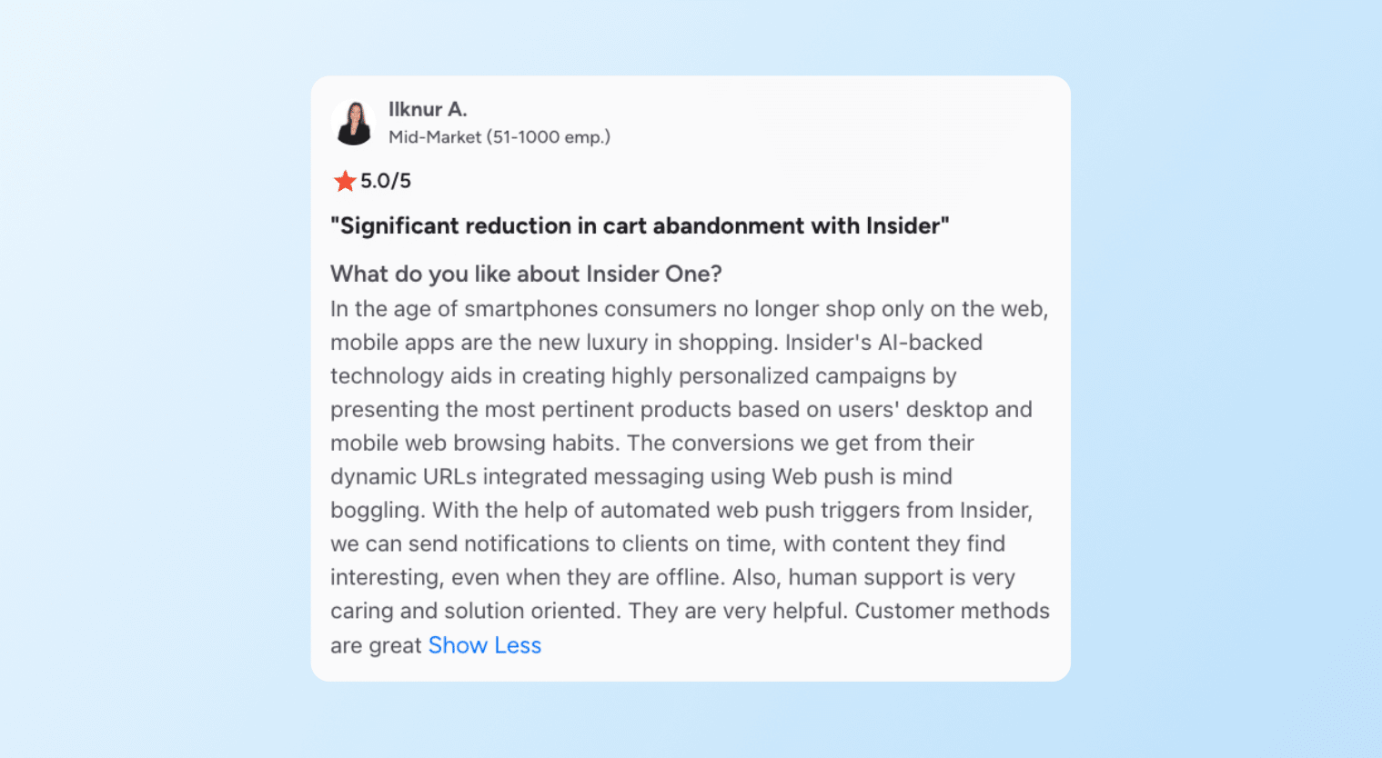 Insider vs. Klaviyo - Insider review
