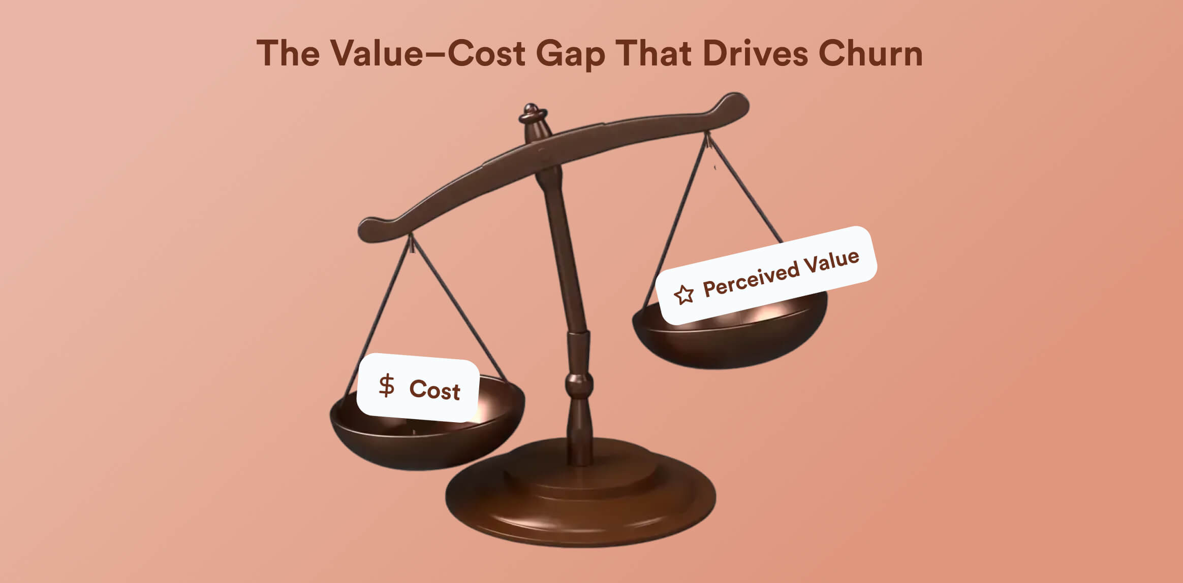 Perceived Value to Cost Gap That Drives Churn