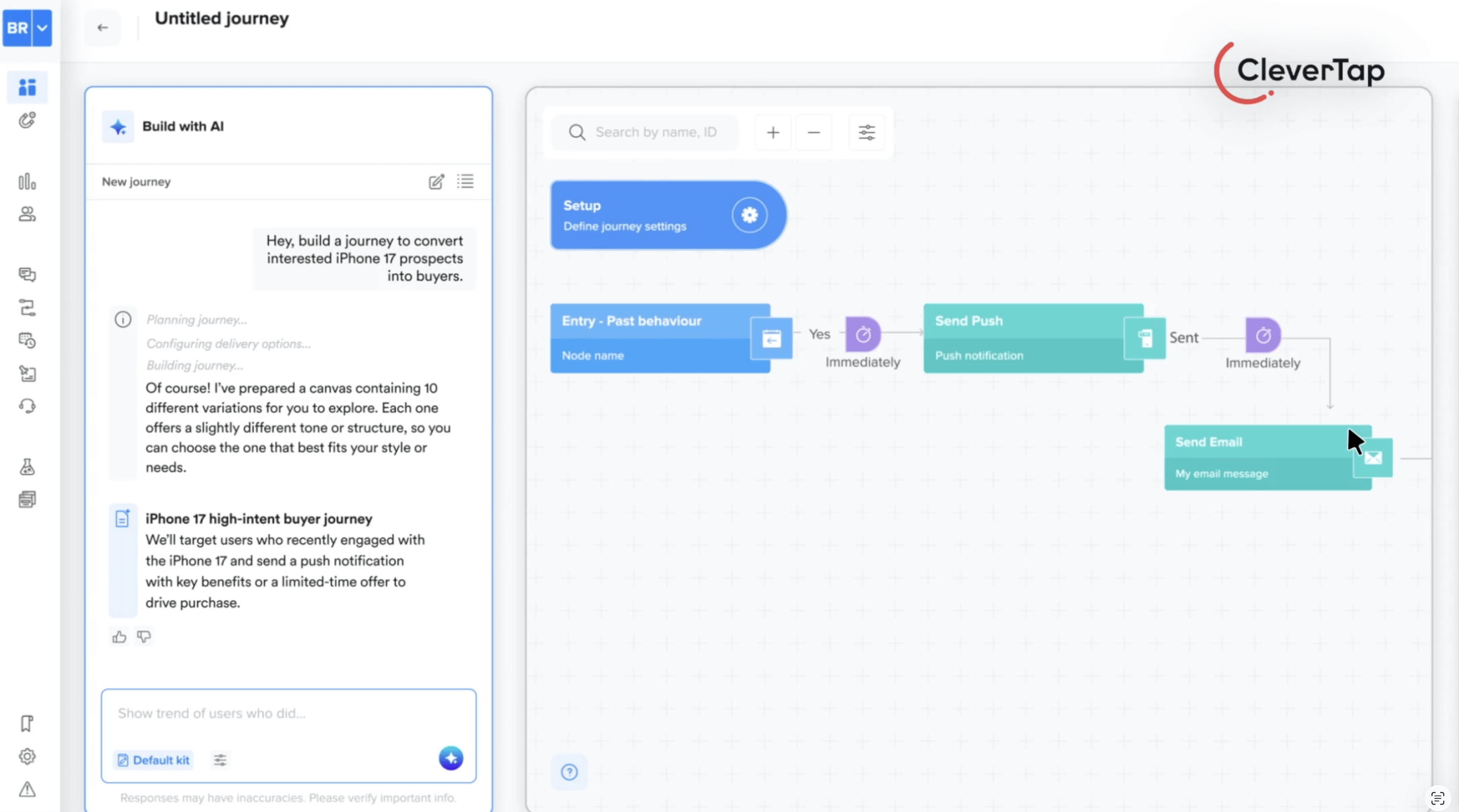 CleverAI Journey Builder Agent