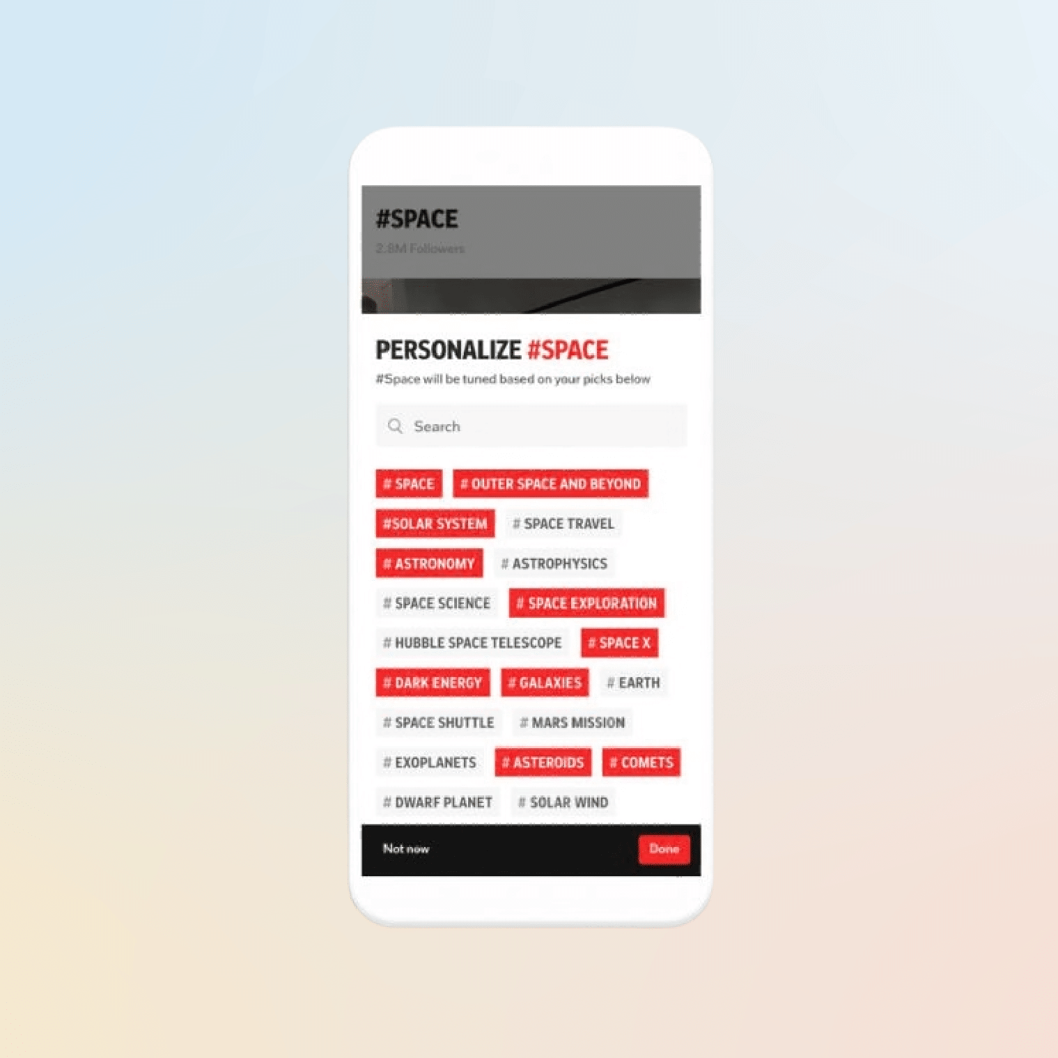 mobile app personalization - flipboard