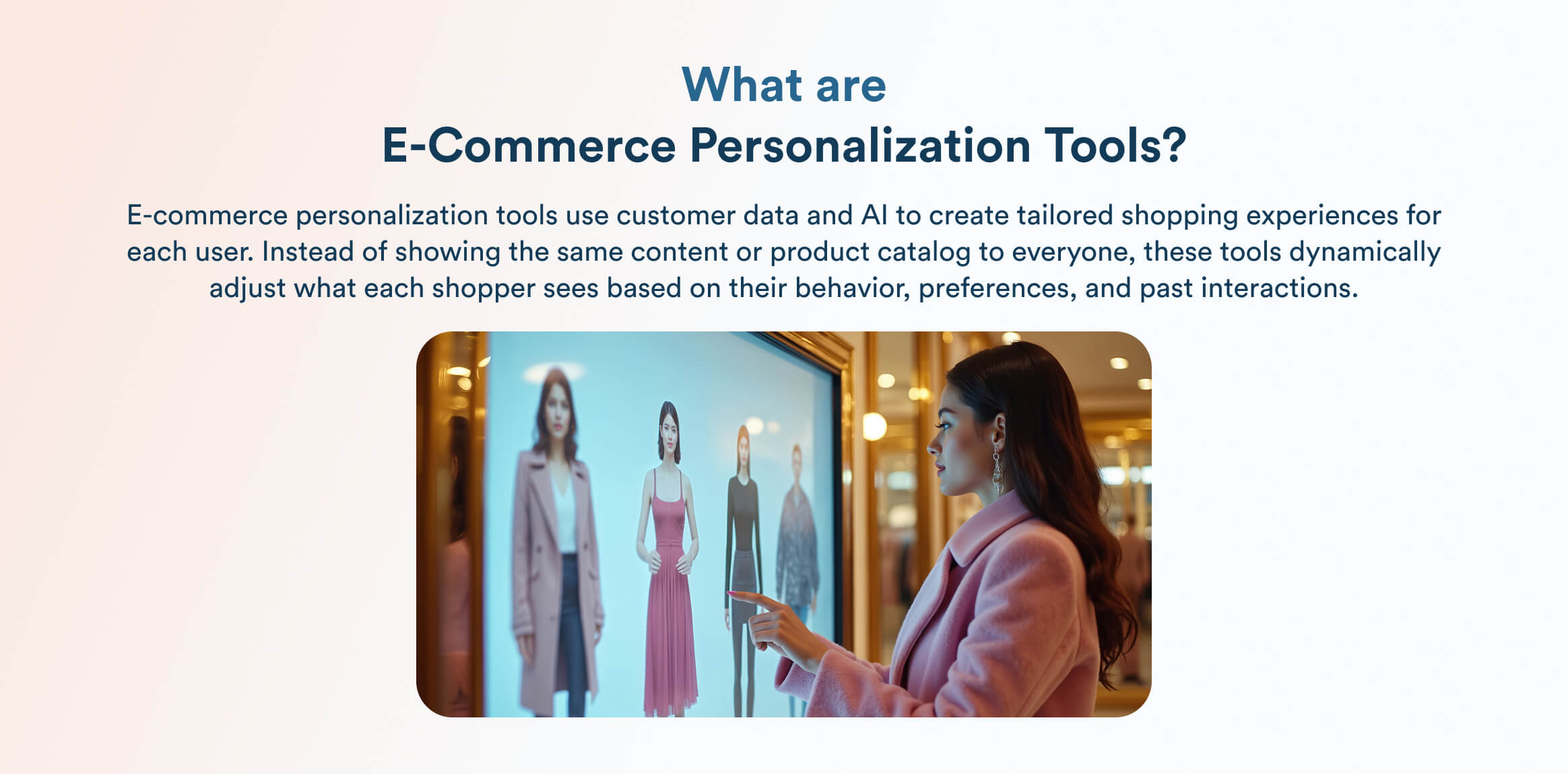 what are e-commerce personalization tools?