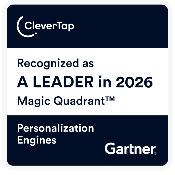 CleverTap Recognized as a Leader in 2026 Magic Quadrant for Personalization Engines