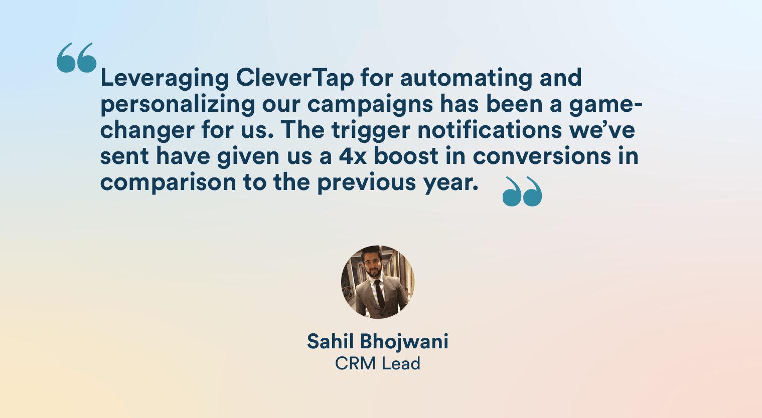 examples of personalization - CleverTap case study