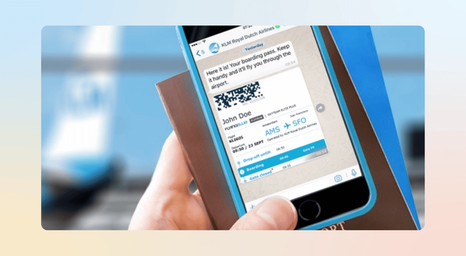 examples of personalization - KLM airlines
