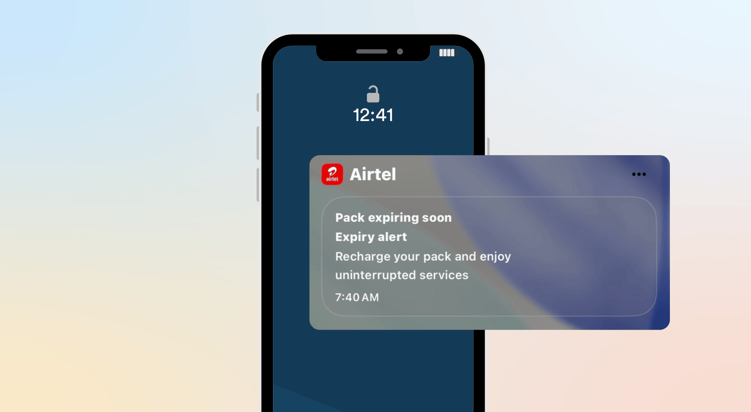 examples of personalization - airtel