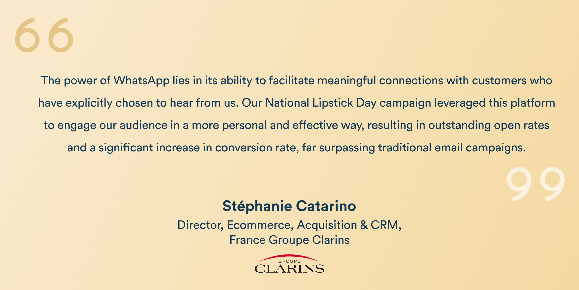 Clarins National Lipstick day quote