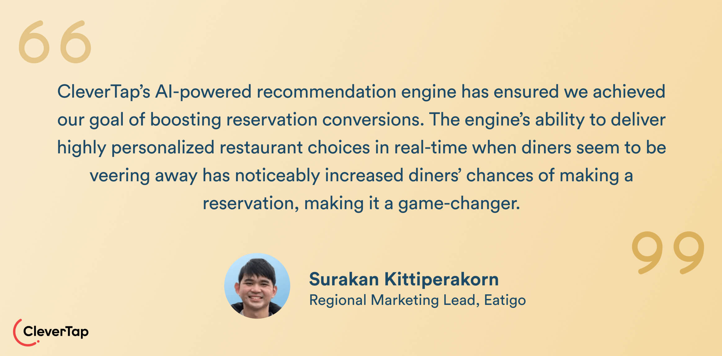 CleverTap case study - Eatigo for AI personalization tools