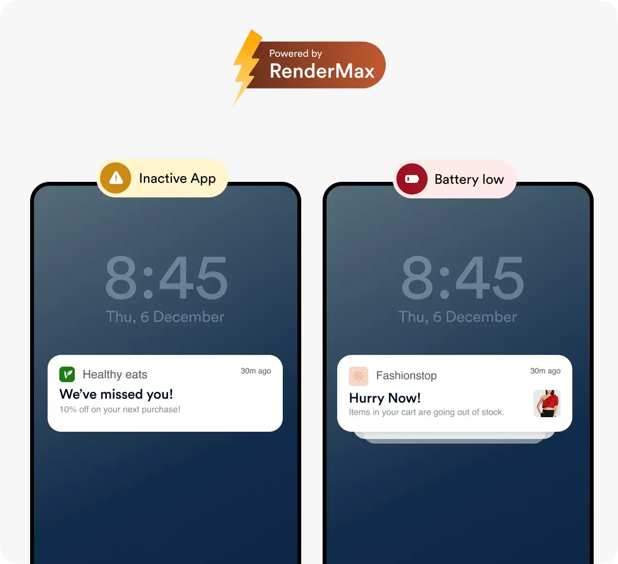 Don't just deliver but Render