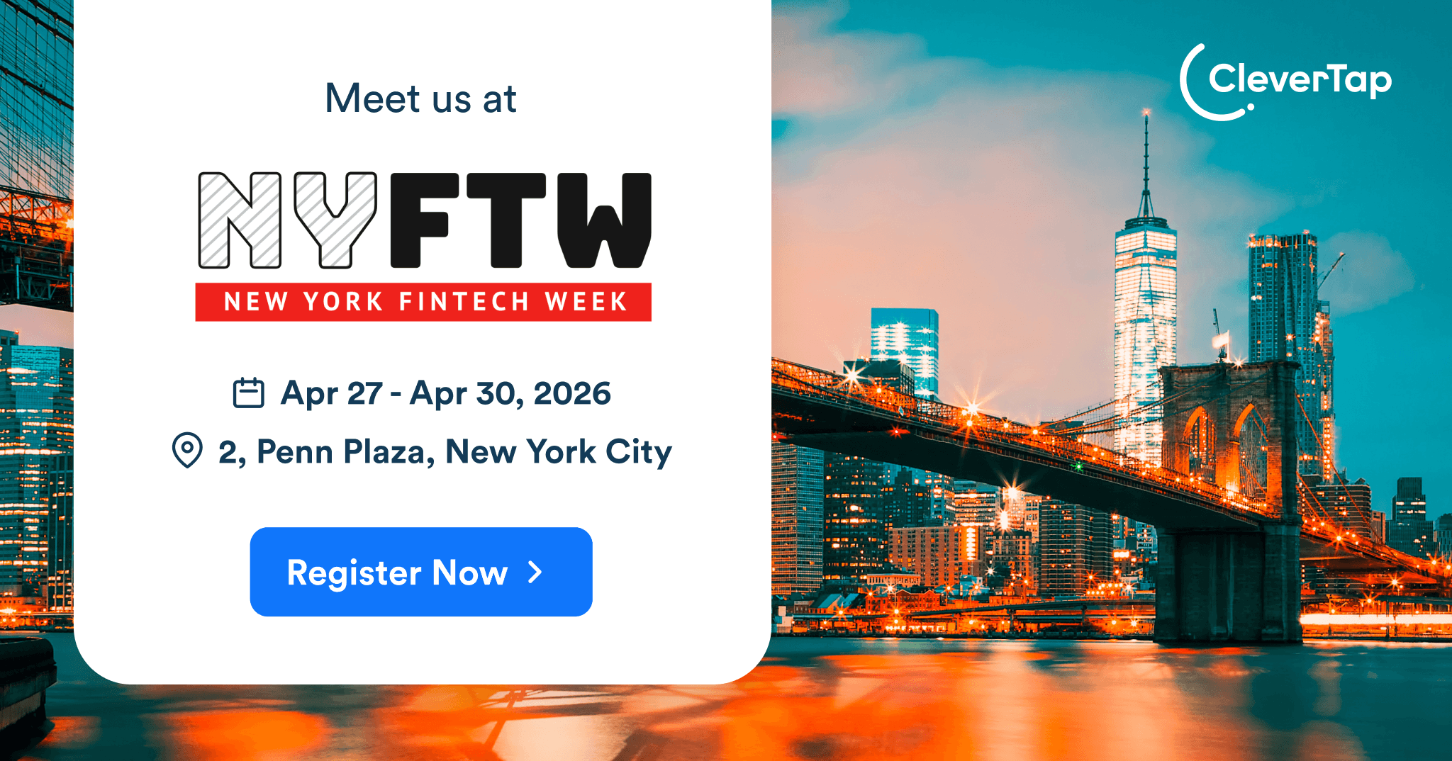 CleverTap at NY Fintech Week 2026 - CleverTap