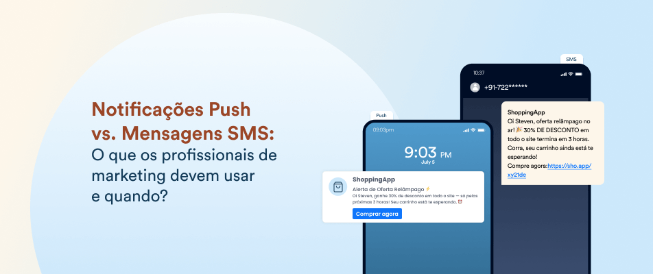 Notificações Push vs. SMS: O Que os Profissionais de Marketing Devem Usar e Quando?