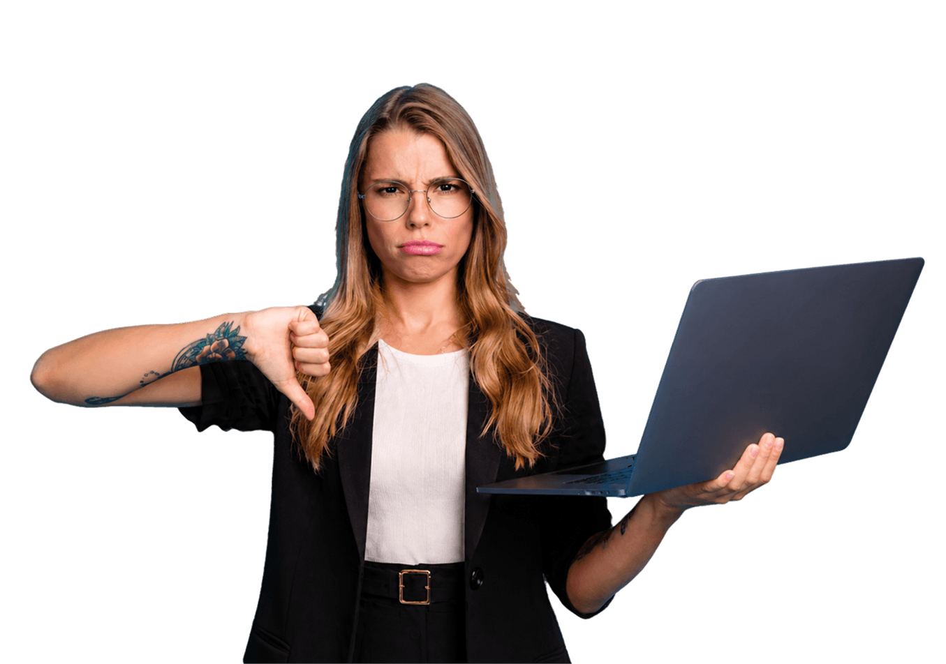 Person using laptop