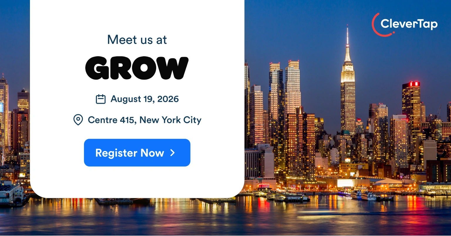 Meet CleverTap at GROW NYC, 2026
