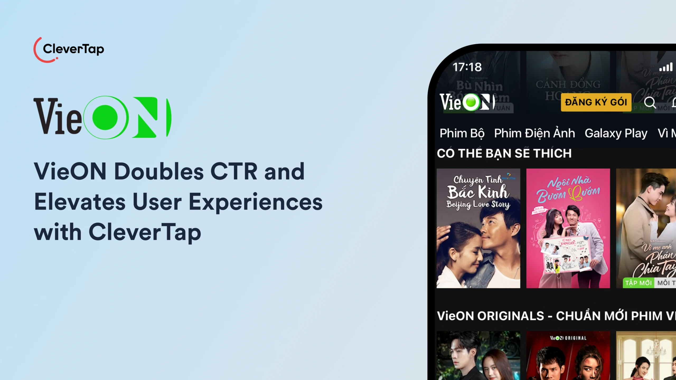 VieON Achieves 10% Higher User Engagement Through Real-Time Personalization powered by CleverAI