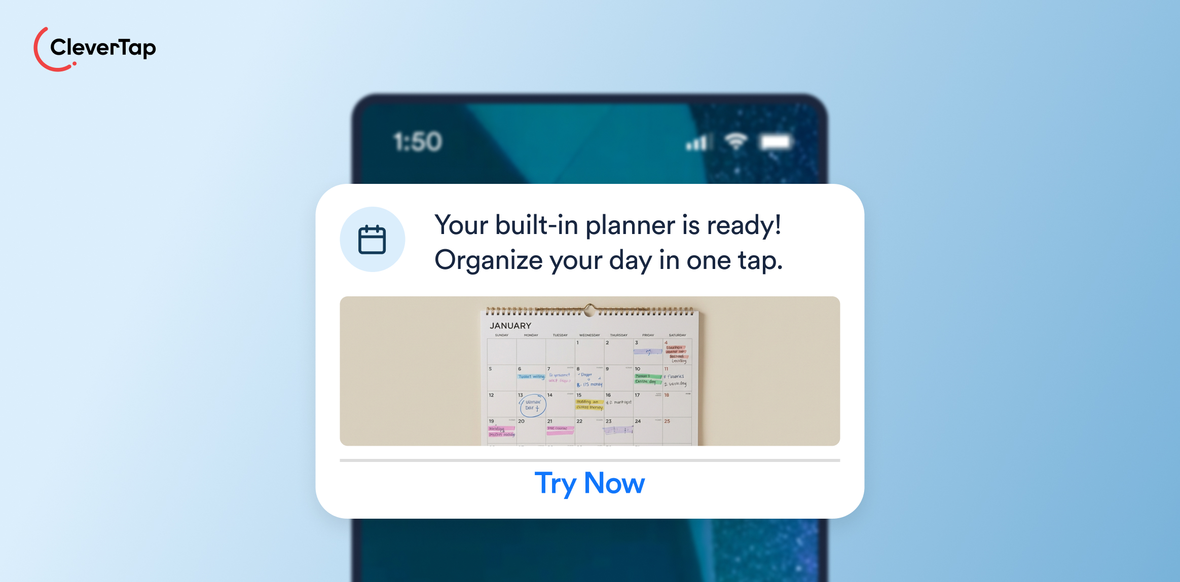 Discover a Key Feature - Welcome Push Notification Example 6
