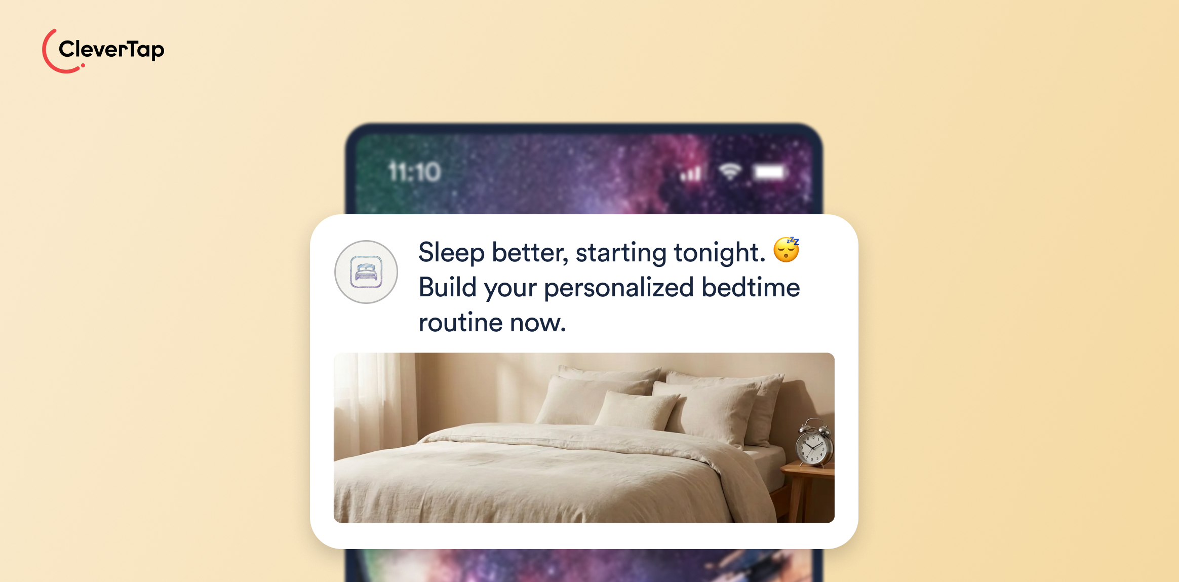 Select Preferences or Interests - Welcome Push Notification Example 5