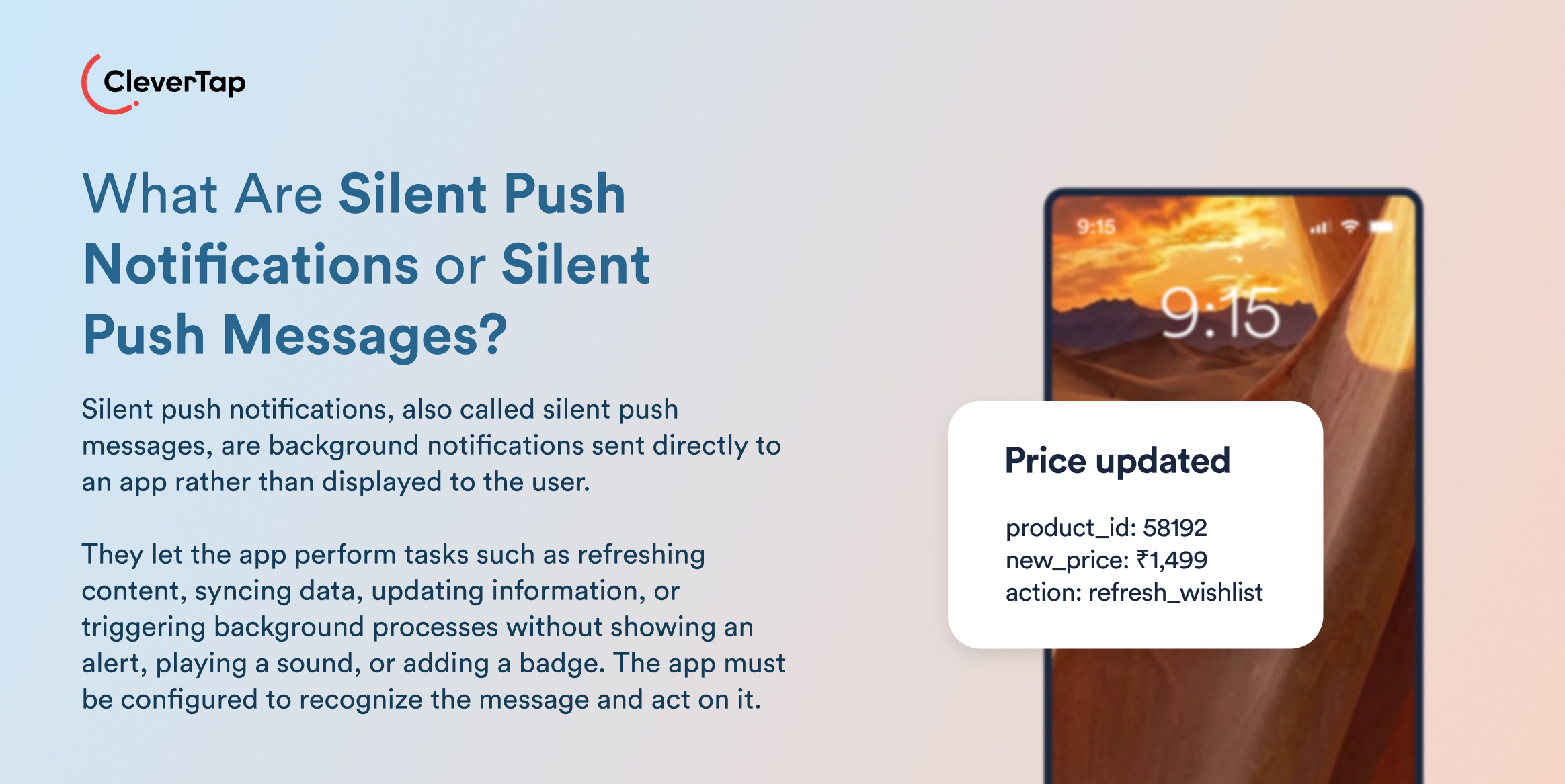 What Are Silent Push Notifications or Silent Push Messages?