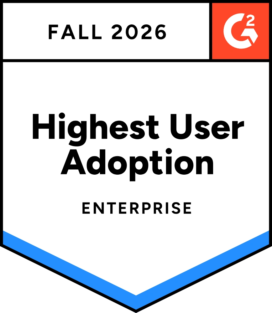 Easiest To Do Business with Enterprise for 2025 by G2 Easiest To Do Business with Enterprise for 2025 by G2