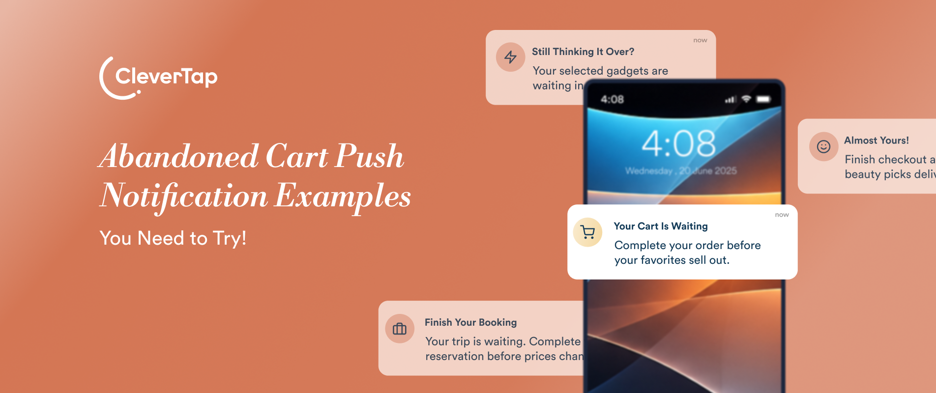 15 Abandoned Cart Push Notification Examples