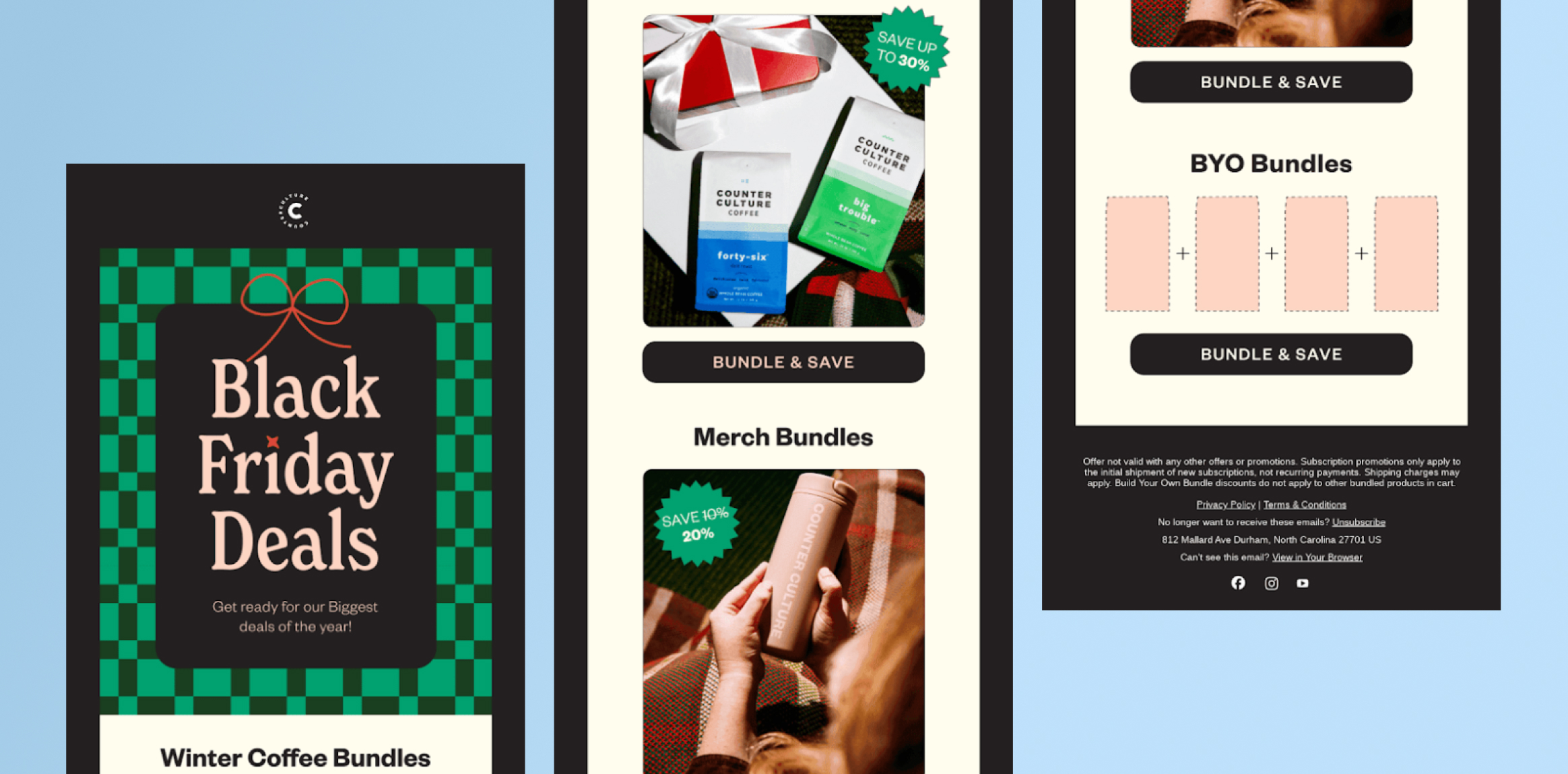 Counter Culture Coffee - Black Friday Email Marketing