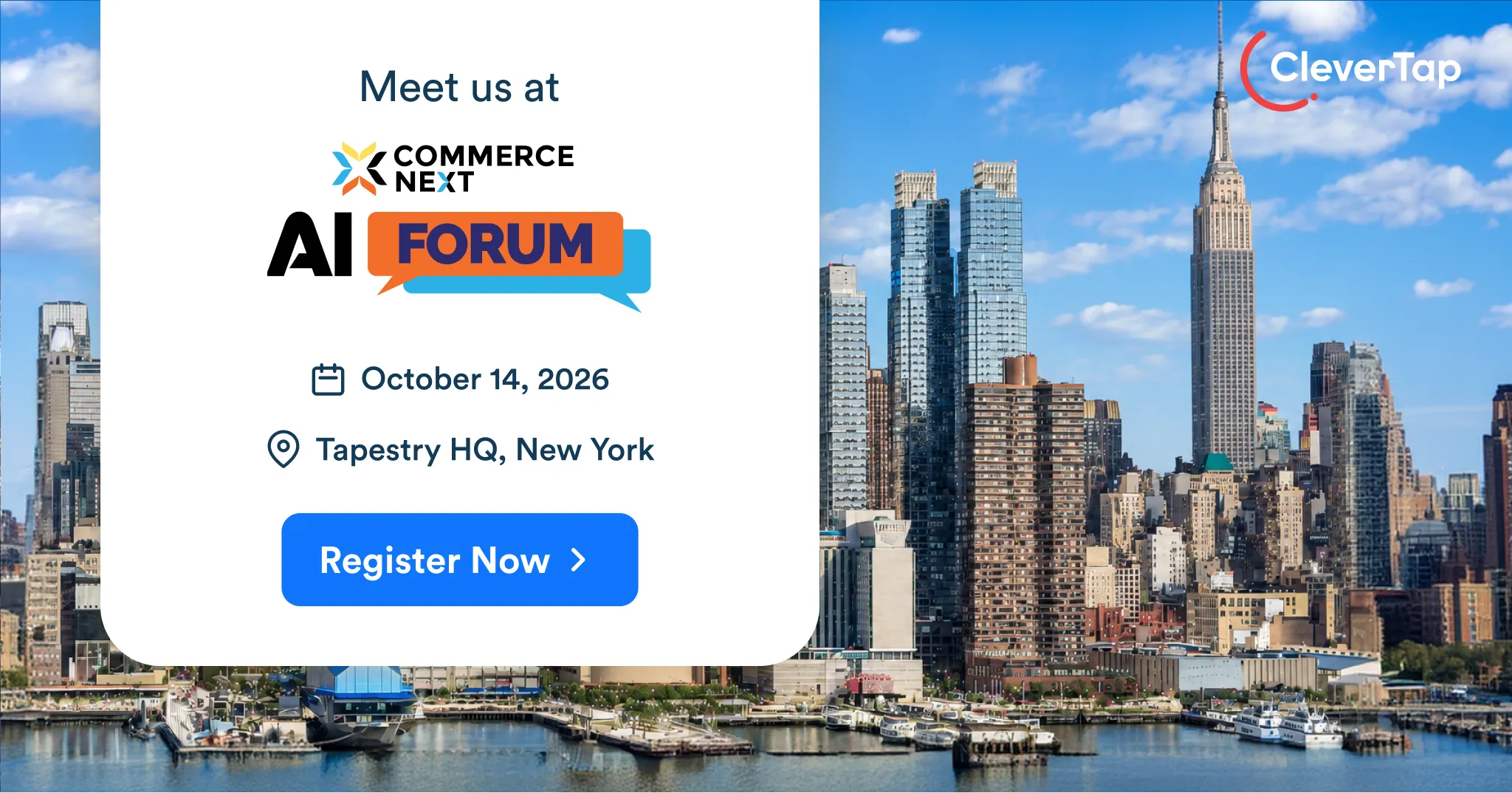 CleverTap at CommerceNext AI Forum NYC: Agentic AI for Mobile Growth